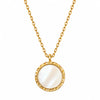 Alba Mother Of Pearl Pendant Necklace