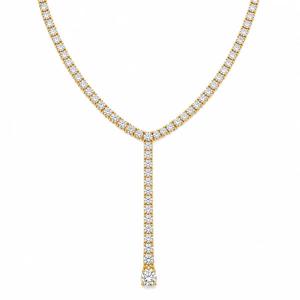 Jahzara Tennis Lariat Necklace