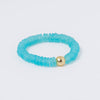 Coastal Grit Caribbean Aqua Seascape Bracelet