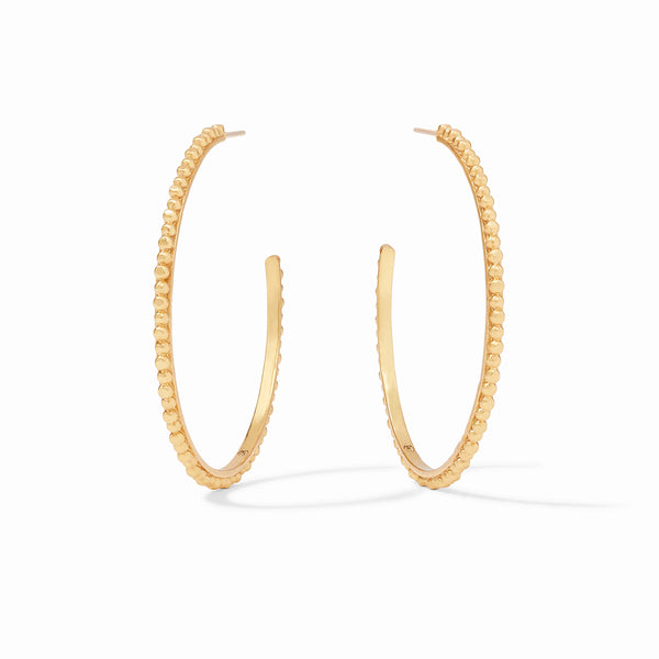 Colette Gold Beaded Hoop