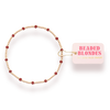 Dainty Poppi Bracelet in Crimson Red