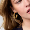 Dolce Hoop Earrings in Gold