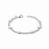 Dolce Delicate Silver Bracelet in Pearl