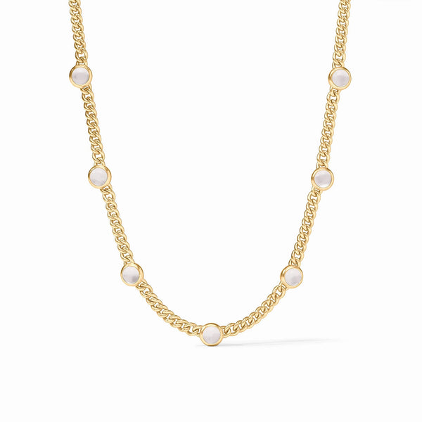 Dolce Delicate Station Necklace in Gold