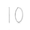 Pavé CZ Hoop Earrings
