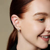 Pear CZ Studs