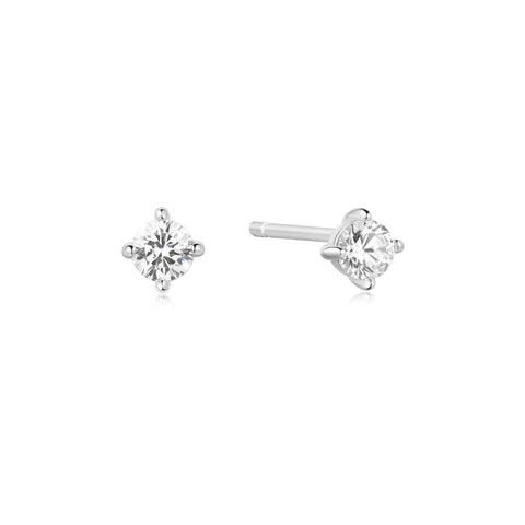 CZ Solitaire Studs