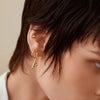 Bezel Solitaire CZ Studs