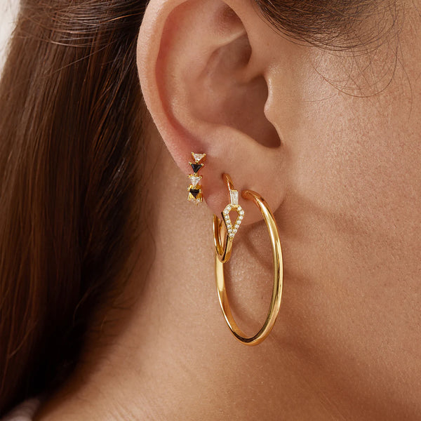 Plain Oversized Hoops