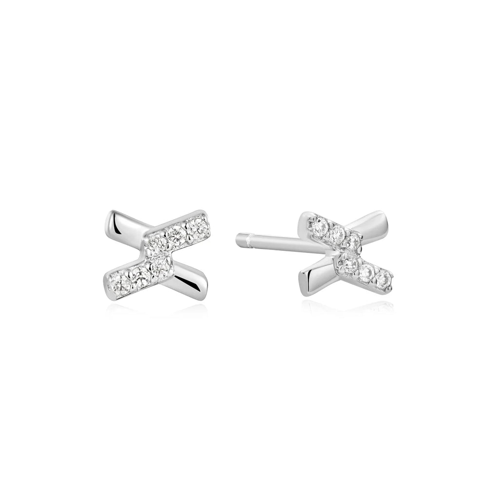 Cross CZ Studs