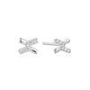 Cross CZ Studs