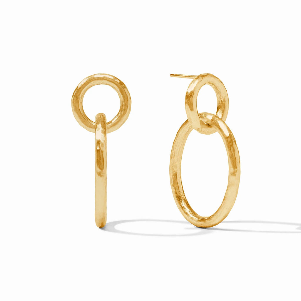 Catalina Link Earrings in Gold