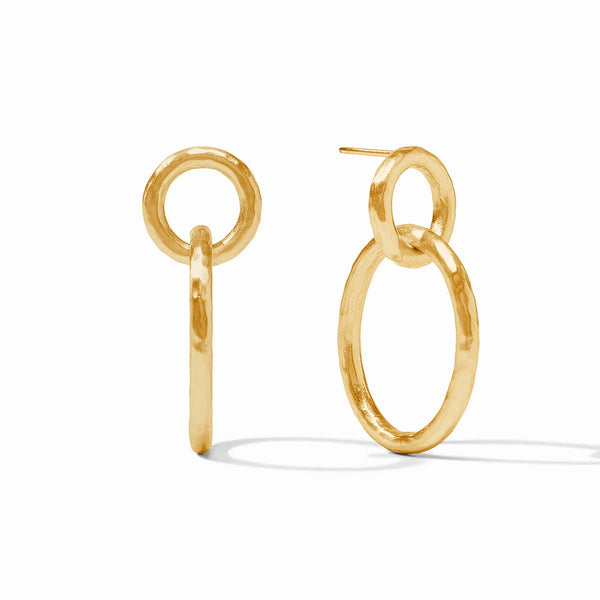 Catalina Link Earrings in Gold