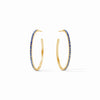 Windsor Hoop Earrings in Sapphire