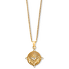 Heidi Heart Disc Pendant Necklace