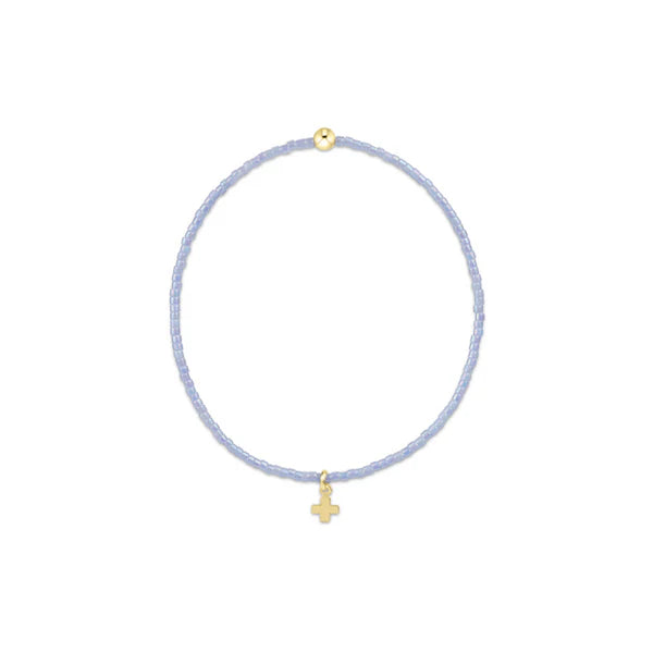 Hope Classic with Signature Cross Small Gold Charm in Ocean Mist
