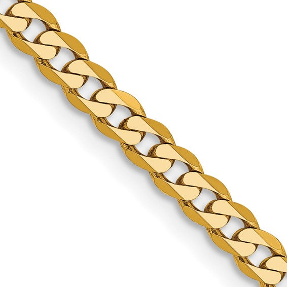 2.9mm Flat Beveled Curb Chain