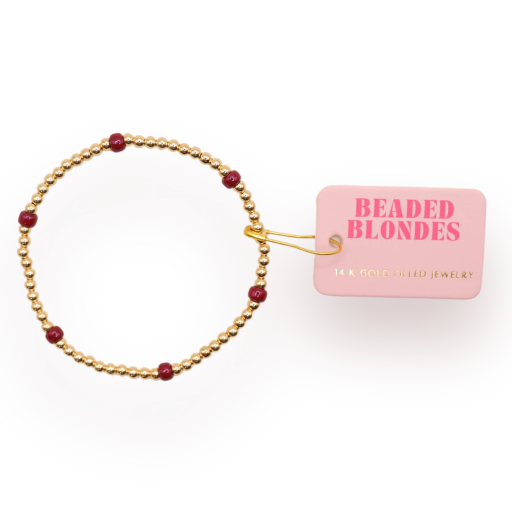 Maroon Poppi Bracelet