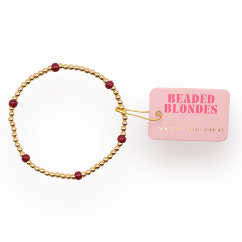 Maroon Poppi Bracelet