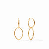 Fleur-de-Lis 2 in 1 Hoop Earrings