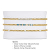 Pearly Girlie Gold Stretch Bracelet