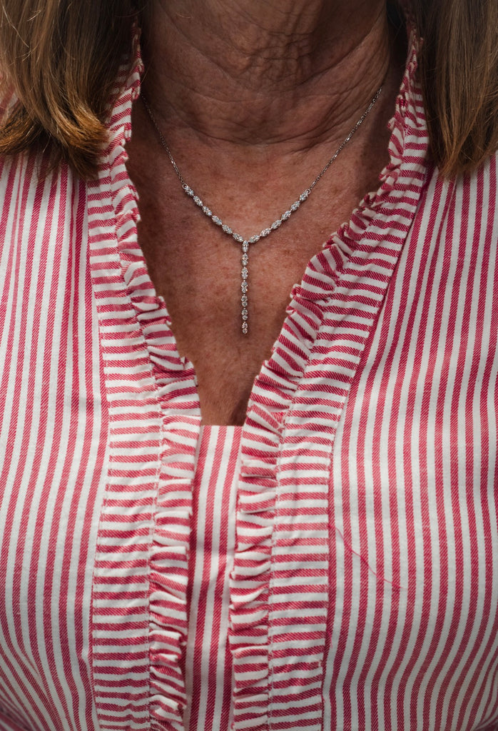 Diamond Lariat Necklace