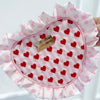 Cupid's Collection Heart Ruffle Pouch