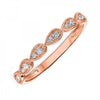 Pear Shaped Diamond Stackable Band