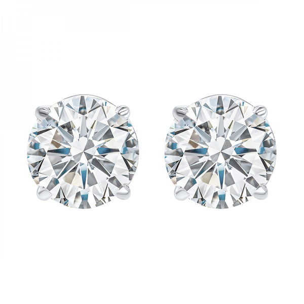 Round Diamond Stud Earrings | .70 TCW