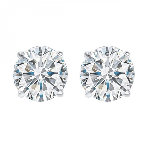 Round Diamond Stud Earrings | .70 TCW