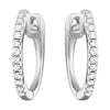 Diamond Huggie Earrings