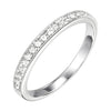 Round Milgrain Diamond Band