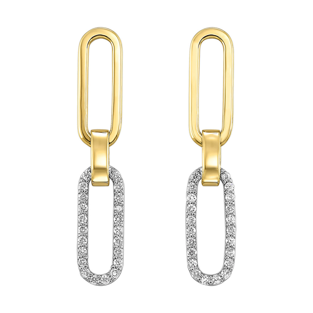 Diamond Link Earrings