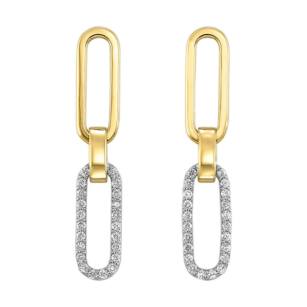Diamond Link Earrings