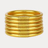 Gold All Weather Bangles - Set of 6