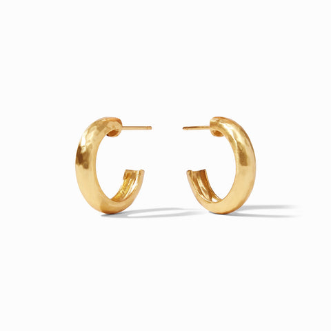 Havana Hoop Earrings in Gold