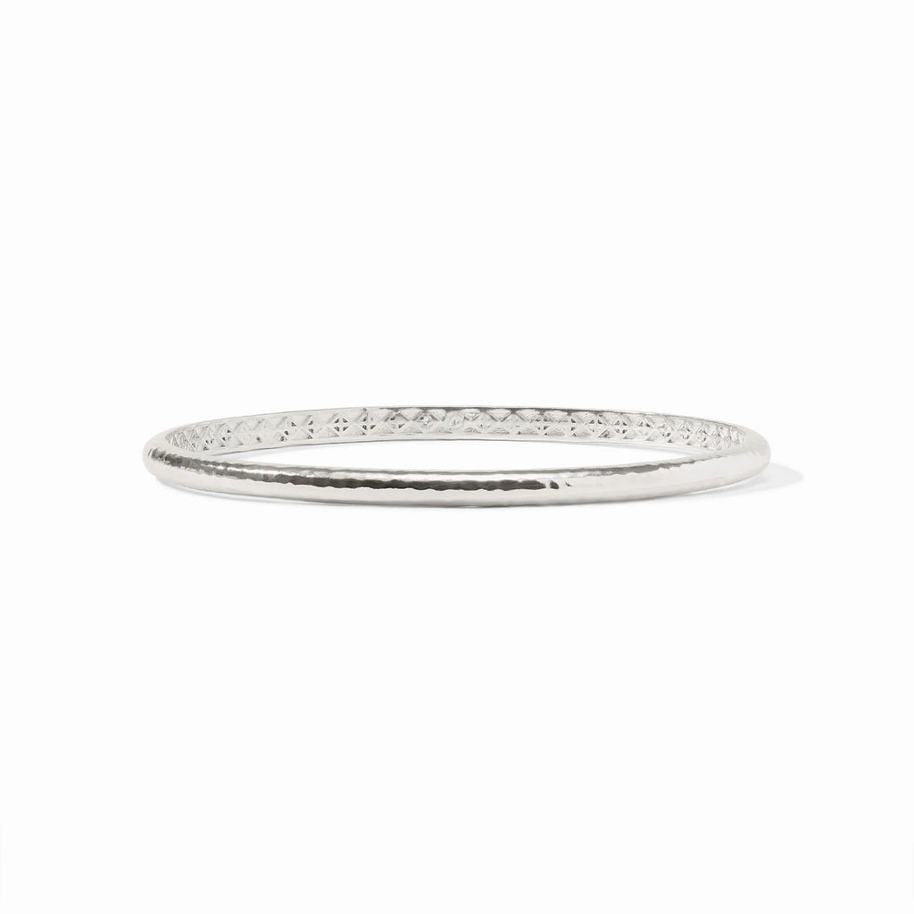 Havana Demi Bangle in Silver