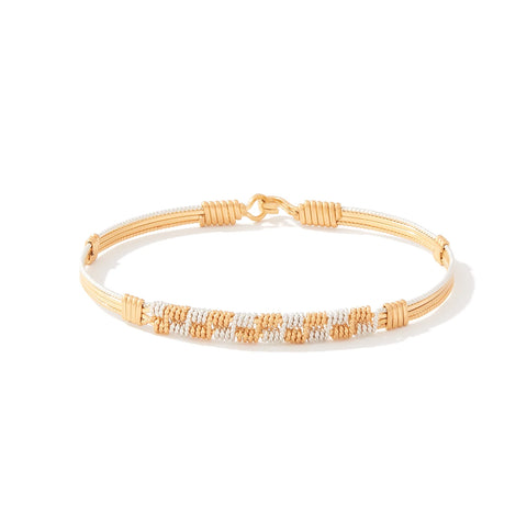 Heart and Soul Two-Tone Bracelet