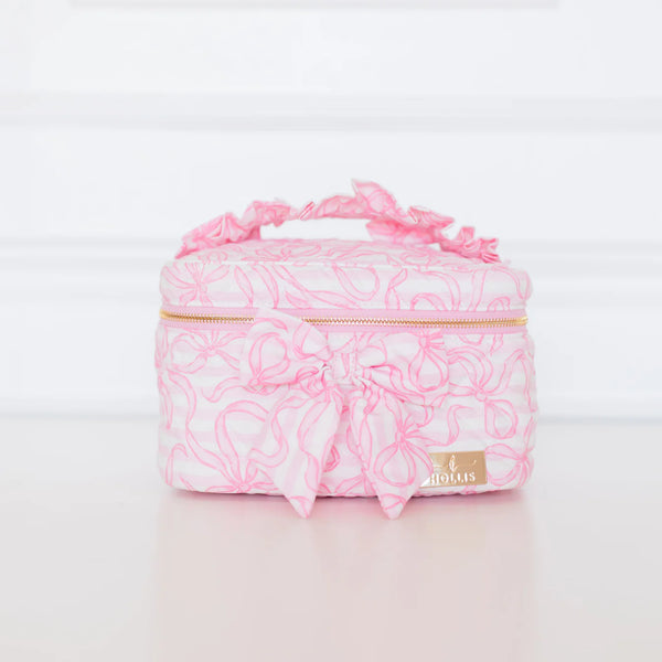 Quilted Coquette Train Case