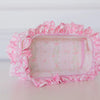 Quilted Coquette Large Clear Pouch