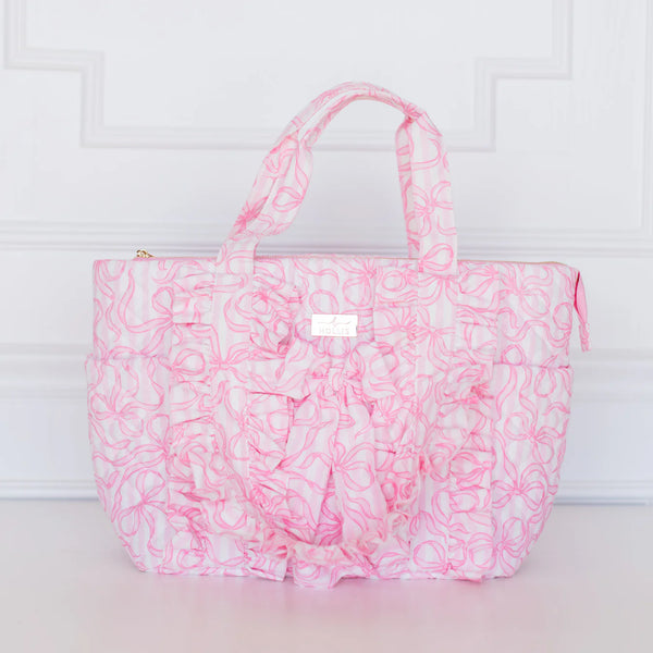 Quilted Coquette Diaper Bag