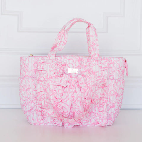 Quilted Coquette Diaper Bag