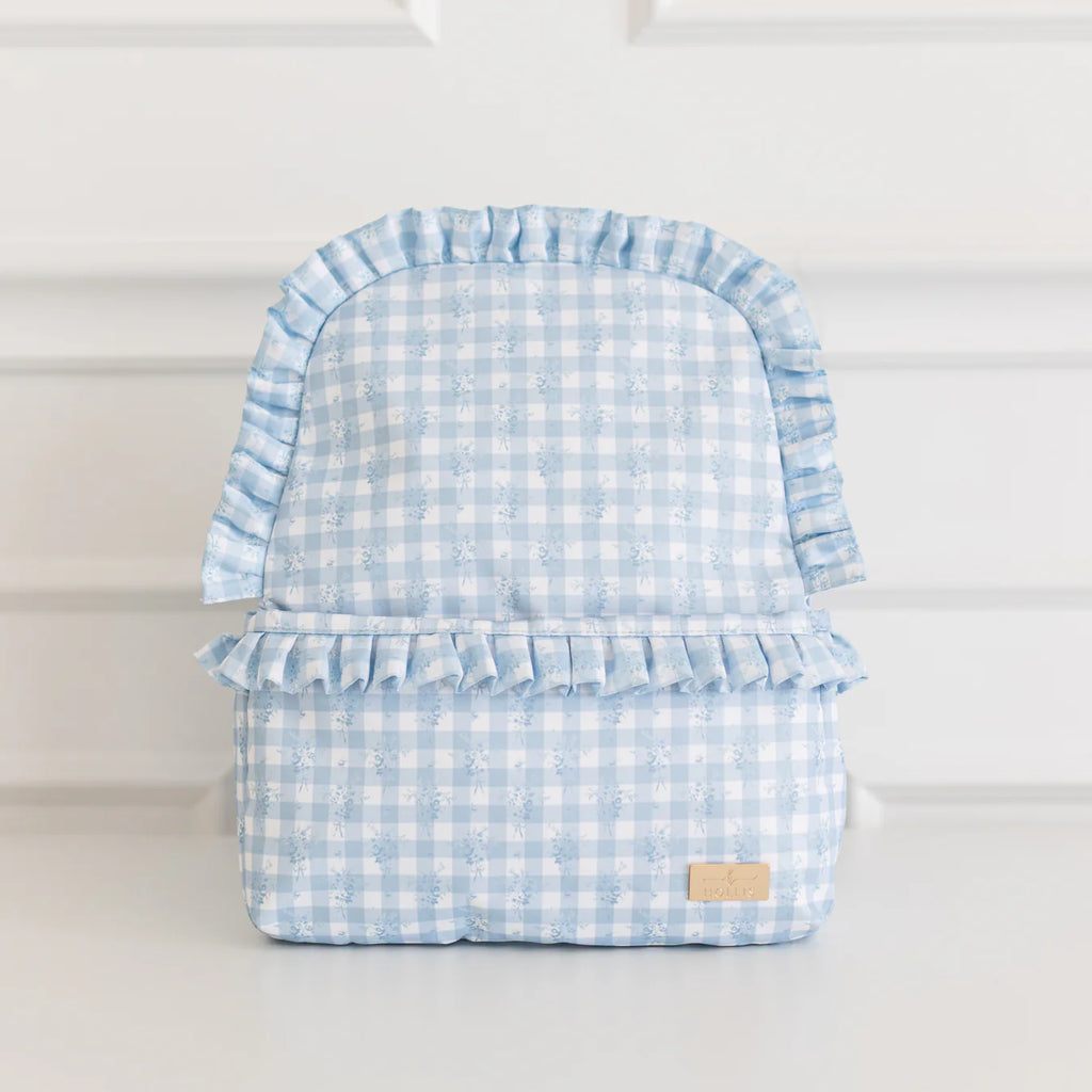Ruffled Nylon Backpack