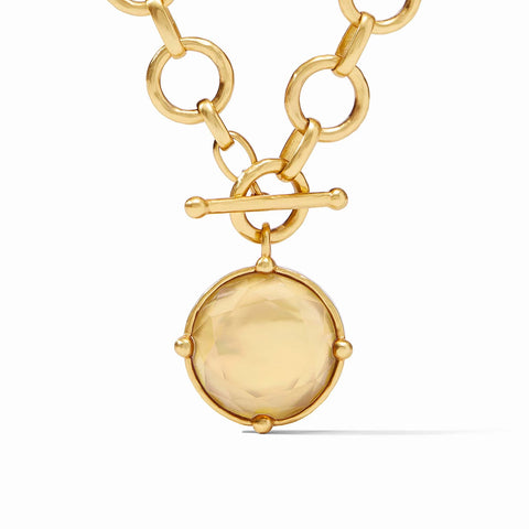 Honeybee Demi Necklace in Iridescent Champagne
