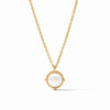 Honeybee Solitaire Necklace in Pearl