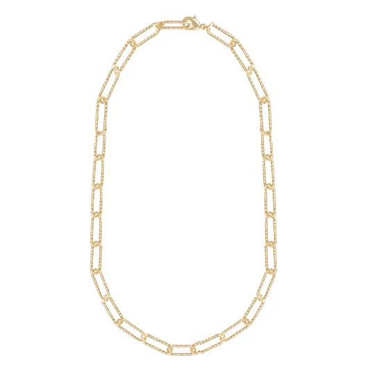 Horizon Chain Layering Necklace in Gold