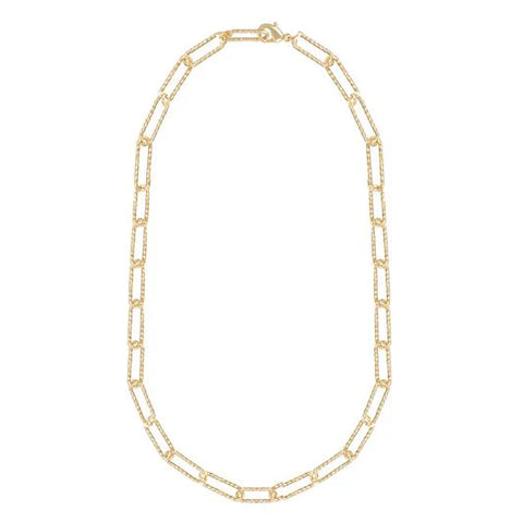 Horizon Chain Layering Necklace in Gold