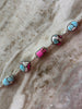 Cotton Candy Turquoise Sterling Silver Bracelet
