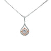Sterling Silver Rhythm of Love CZ Pendant