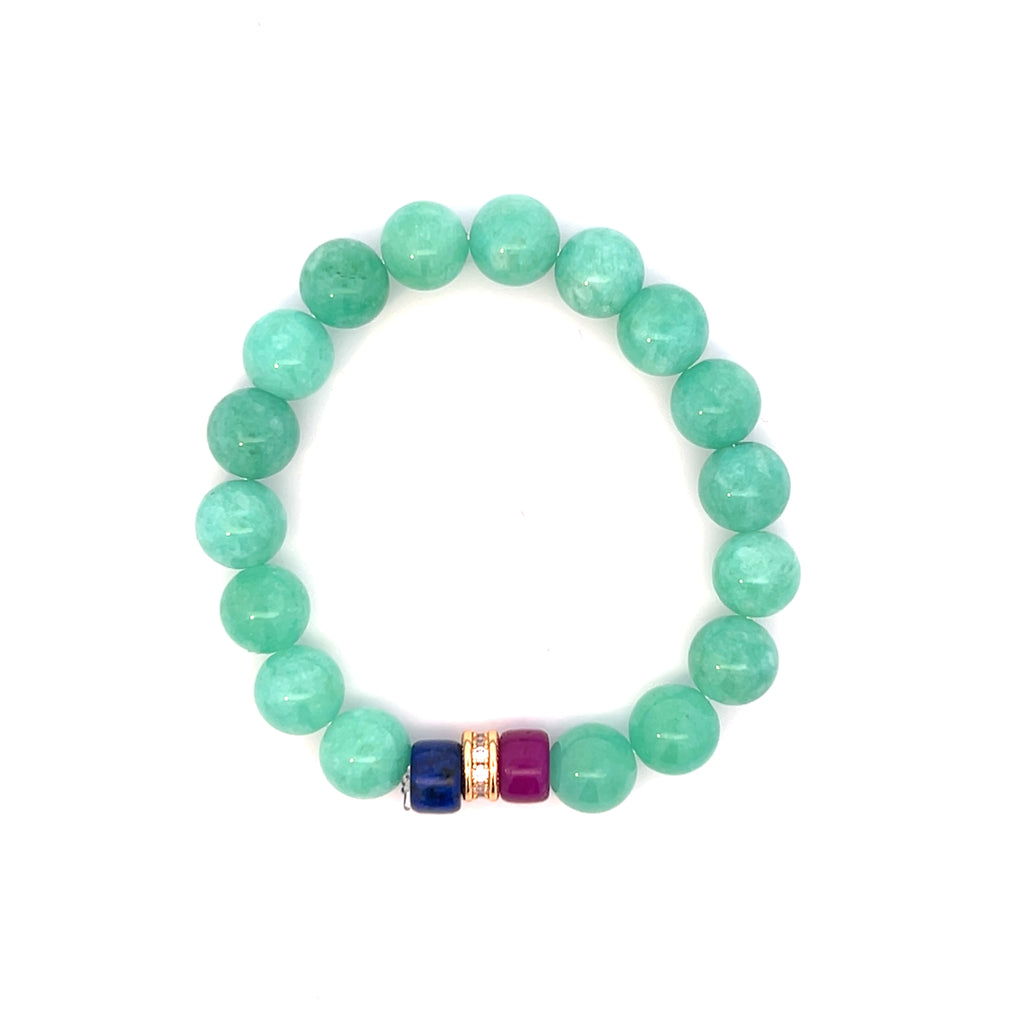 Sporty Jade Bracelet - Aqua